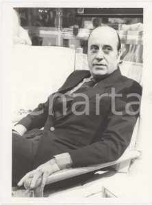 Fotografia d epoca originale 1984 RAI  TEST Elveno PASTORELLI Responsabile PROTEZIONE CIVILE Foto 18x24 cm 1