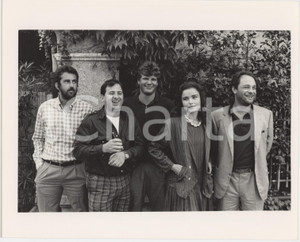 Fotografia d epoca originale 1987 VENEZIA Nanni MORETTI Carlo MAZZACURATI Marco MESSERI Giulia BOSCHI Foto 1