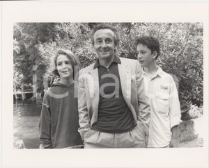 Fotografia d epoca originale 1987 VENEZIA Gaspard MANESSE Raphael FEJTO Louis MALLE Foto 25x20 cm 2 1