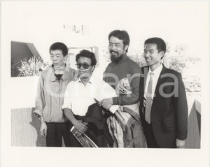 Fotografia d epoca originale 1988 CANNES FILM FESTIVAL Kaige CHEN Changwei GU Yuan XIE Foto 25x20 cm 1