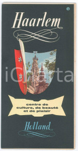 Materiale pubblicitario d’epoca 1960 ca HAARLEM HOLLAND La ville ancienne au coeur jeune  FRENCH brochure 1