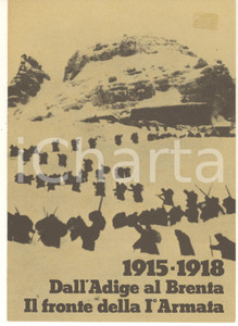 Materiale pubblicitario d’epoca 1979 VICENZA Mostra cimeli 19151918 Dall Adige al Brenta  Brochure 1