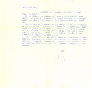 Autografo originale 1958 ROMA Lettera avv. Annibale ANGELUCCI per auguri  Autografo 1