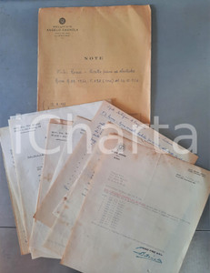 Documento originale, autentico 195455 LISSONE Mollificio Angelo CAGNOLA  Gara rondelle elastiche per F.S.ROMA 1