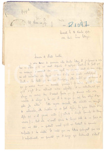 Autografo originale 1947 BUCAREST Dionisie PIPPIDI su humanitas e Romania AUTOGRAFO 1