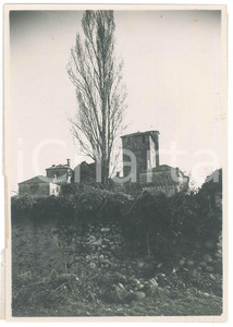 Fotografia d epoca originale 1930 TERNENGO BI Veduta del castello Fotografia 12x17 cm 1