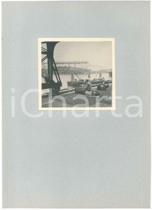 Fotografia d epoca originale 1913 AMBURGO D Riposo in porto Foto ARTISTICA con passepartout 24x34 cm 1
