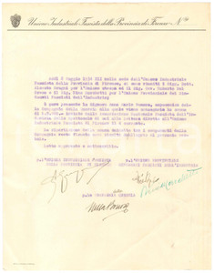 Documento originale, autentico 1934 FIRENZE TEATRO Lettera saldo Compagnia della Quercia AUTOGRAFO Nella BONORA 1