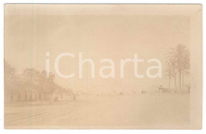 Fotografia d epoca originale 1912 LIBIA ITALIANA  HAMMANGI / TRIPOLI  Veduta panoramica  Foto 14x9 cm 1