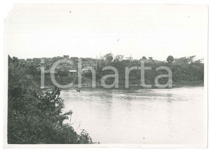 Fotografia d epoca originale 1935 ca MADAGASCAR Veduta con aziende agricole  Fotografia 18x13 cm 1