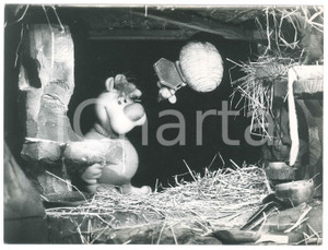 Fotografia d epoca originale 1970 RAI  L ORSO GONGO di Gici GANZINI GRANATA Giorgio FERRARI Foto 24x18 cm 1