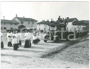 Fotografia d epoca originale 1944 MILANO Via Macconago  Azienda Agricola PEREGO  Funerali titolare 4 Foto 1
