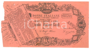 Materiale pubblicitario d’epoca 1900 ca MILANO Amido doppio al BORACE BANFI Volantino pubblicitario 20x10 cm 1