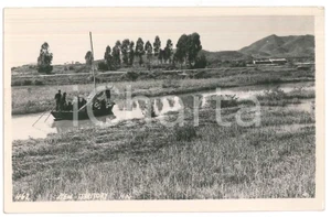 Fotografia d epoca originale 1950 ca HONG KONG  NEW TERRITORY  Boat sailing Photo 14x9 cm 1