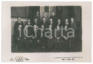 Fotografia d epoca originale 1934 UniversitÃ  di TORINO  Studenti corso di Analisi chimica  Foto G. MARTINA 1