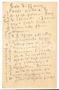 Autografo originale 1926 CATANZARO Padre Giovanni SEMERIA su prossime conferenze AUTOGRAFO 1