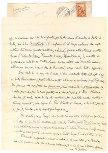 Autografo originale 1952 MONTEFIASCONE Luigi FEDERZONI su premio per Guelfo CIVININI  AUTOGRAFO 1