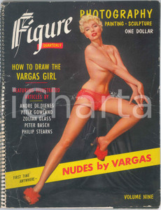Libro, pubblicazione d epoca 1960 ca FIGURE QUARTERLY Volume 9  How to draw Alberto VARGAS nude  Magazine 1