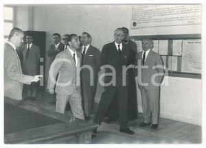 Fotografia d epoca originale 1950 ca VALEGGIO SUL MINCIO VR Autorità in visita  Foto 15x10 cm 1