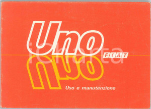 Libro, pubblicazione d epoca 1985 FIAT UNO Libretto d uso e manutenzione  Pubblicazione ILLUSTRATA 1