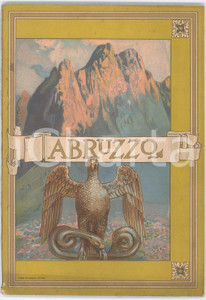 Libro, pubblicazione d epoca 1920 ca ABRUZZO Guida ILLUSTRATA di Ferrovie dello Stato e TOURING CLUB 1