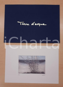 Stampa, bozzetto originale 1992 SIAPA  Lorenzo INDRIMI  Stampa Terre d acqua 25x17 cm 1
