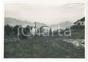 Fotografia d epoca originale 1940 ca OGGIONO LC Veduta con la ferrovia Fotografia 15x10 cm 1