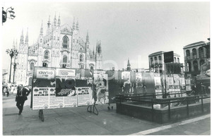 Fotografia d epoca originale 1978 MILANO Piazza Duomo  Propaganda elettorale  Avanzata del PSI Foto 29x19 1