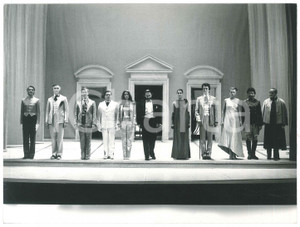 Fotografia d epoca originale 1976 MILANO TEATRO Il misantropo Regia Franco PARENTI  La compagnia Foto 1