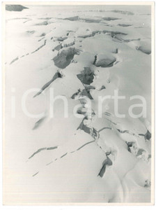 Fotografia d epoca originale 1965 ca MONTE BIANCO Glacier du gÃ©ants   Foto 17x23 cm 1