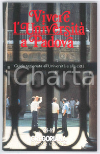 Libro, pubblicazione d epoca 1988 PADOVA Vivere l UniversitÃ   Guida ragionata GREGORIANA Libreria Editrice 1