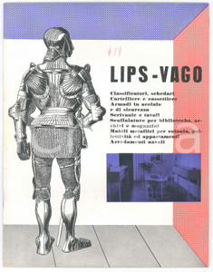 Materiale pubblicitario d’epoca 1970 ca MILANO SocietÃ  LIPS VAGO  Classificatori e schedari Catalogo 24 pp. 1