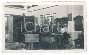 Fotografia d epoca originale 1940 ca MILANO  ALDO SACCHI Minuterie  Pantografo e Ultima Cena Foto 11x7 1