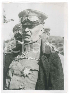 Fotografia d epoca originale 1928 GERMANY General Erich LUDENDORFF  Portrait Photo 13x18 cm 1