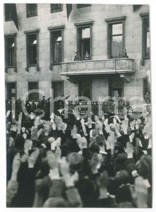 Fotografia d epoca originale 1938 BERLIN Adolf HITLER Hermann GÃ–RING al balcone della Cancelleria del Reich 1