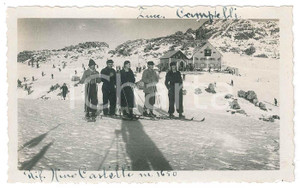 Fotografia d epoca originale 1935 ca PIANI DI ARTAVAGGIO Rifugio Nino Castelli e Zuccone Campelli  Foto 1