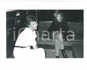 Fotografia d epoca originale 1985 ca VENEZIA Mostra del Cinema  Jacques DOILLON Jane BIRKIN Foto 25x20 cm 1