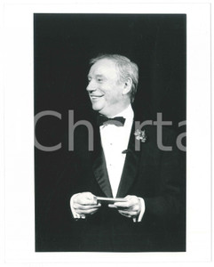 Fotografia d epoca originale 1989 FESTIVAL DI CANNES Yves MONTAND Ritratto attore  Foto 20x25 cm 2 1