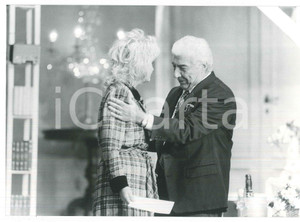 Fotografia d epoca originale 1988 TEATRO Una zingara m ha detto...  Gino BRAMIERI Paola QUATTRINI Foto 1 1