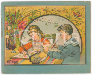 Libro, pubblicazione d epoca 1925 ca INFANZIA Libro da colorare  Coloring book  12 pagg.  20x16 cm 1