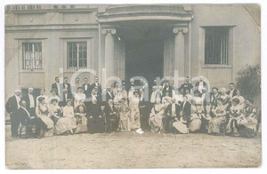 Fotografia d epoca originale 1910 ca NOBILTA   GERMANIA  Matrimonio  Ritratto di famiglia Foto 14x9 cm 1
