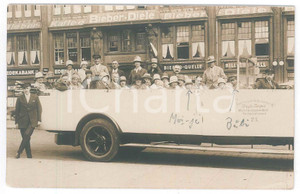 Fotografia d epoca originale 1928 TOURISM  HAMBURG  Friedrich JASPER Rundfahrt  Passengers  Photo 1