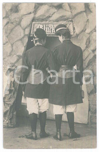 Fotografia d epoca originale 1909 COSTUMI  GERMANIA  BERCHTESGADEN  Due donne abiti tradizionali Foto 1