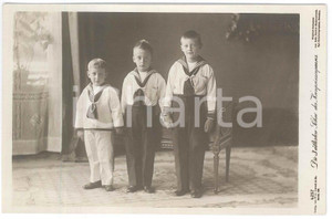 Cartolina originale da collezione 1910 ca IMPERO GERMANIA E PRUSSIA Principi reali  Kronprinzenpaares Postcard 1