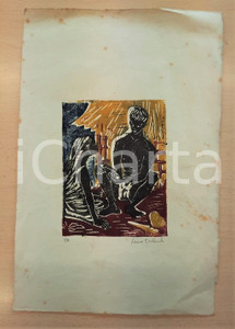 Opera d’arte autentica 1985 ARTE BRESCIA Laura BERLUCCHI  Indigeni  Incisione a colori 23x34 cm 1 Opera d’arte autentica 1985 ARTE BRESCIA Laura BERLUCCHI  Indigeni  Incisione a colori 23x34 cm 1