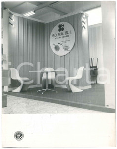 Fotografia d epoca originale 1970 FIERA DI MILANO Stand SO.MA.I.NI. Pentole antiaderenti  Foto 18x24 cm 1