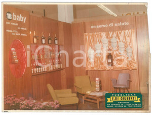 Fotografia d epoca originale 1961 FIERA DI MILANO ? Stand AMARO 18 ISOLABELLA Foto 23x17 cm 1