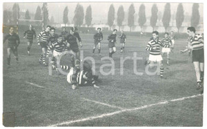 Fotografia d epoca originale 1930 ca MILANO  RUGBY  Divisione Nazionale ?  Partita 1 Foto ALESSANDRINI 1