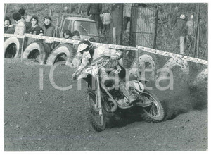 Fotografia d epoca originale 1981 NEMBRO Campionato italiano MOTOCROSS Moto MAICO Foto 18x12 cm 1