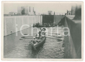 Fotografia d epoca originale 1930 CANOTTAGGIO  Gara TORINOVENEZIA  Foto OTTOLENGHI 18x13 cm 1
